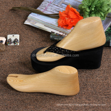 DL718 Hot Selling Wooden foot model used Fashionable Customized for high heel shoes display for socks display